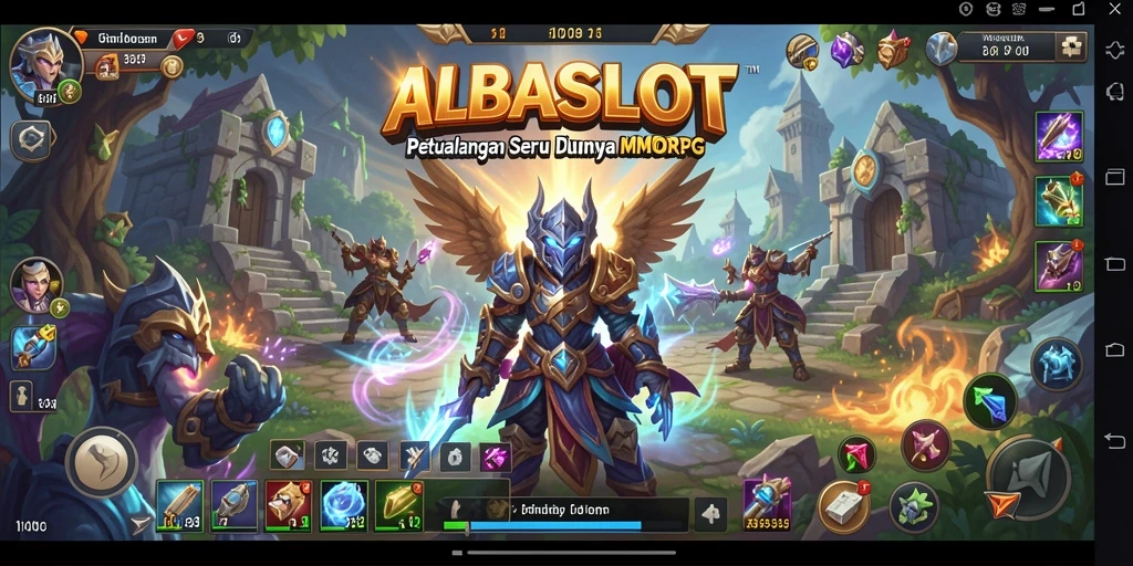 Tampilan gameplay yang menarik dan interaktif dalam ALBASLOT.