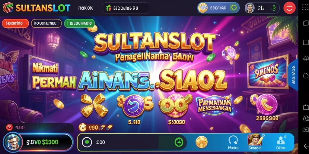 Tampilan gameplay SULTANSLOT yang menarik dan penuh warna.