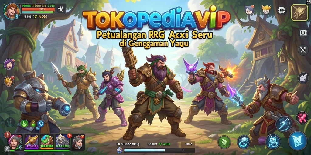 Tampilan gameplay TOKOPEDIAVIP yang menegangkan dan penuh aksi.