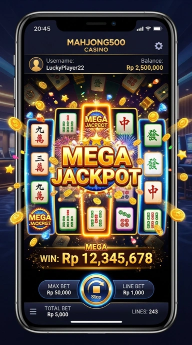 Proses pengunduhan aplikasi sederhana di mahjong500.